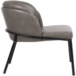 Jagger Vegan Leather Upholstered Dining Chair (883-C) in Grey