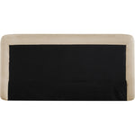 Blair Chenille Fabric Upholstered King Bed in Beige