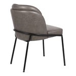 Jagger Vegan Leather Upholstered Dining Chair (883-C) in Grey