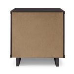 Granville 18" Nightstand (2-Drawer) in Charcoal Gray
