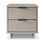 Granville 18" Nightstand (2-Drawer) in Light Gray