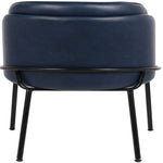 Jagger Vegan Leather Upholstered Dining Chair (883-C) in Navy