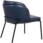 Jagger Vegan Leather Upholstered Dining Chair (883-C) in Navy