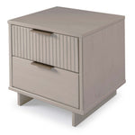 Granville 18" Nightstand (2-Drawer) in Light Gray