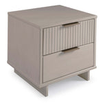 Granville 18" Nightstand (2-Drawer) in Light Gray
