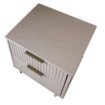 Granville 18" Nightstand (2-Drawer) in Light Gray