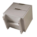 Granville 18" Nightstand (2-Drawer) in Light Gray