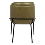 Jagger Vegan Leather Upholstered Dining Chair (883-C) in Olive