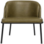 Jagger Vegan Leather Upholstered Dining Chair (883-C) in Olive