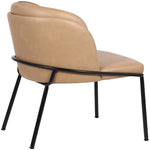 Jagger Vegan Leather Upholstered Dining Chair (883-C) in Tan