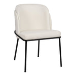 Jagger Vegan Leather Upholstered Dining Chair (883-C) in White