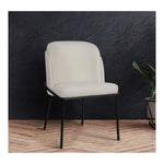 Jagger Vegan Leather Upholstered Dining Chair (883-C) in White