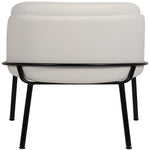 Jagger Vegan Leather Upholstered Dining Chair (883-C) in White
