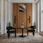 Sacha Velvet Upholstered Dining Chair (11095-C) in Black