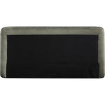 Blair Chenille Fabric Upholstered Queen Bed in Green