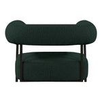 Blake Boucle Fabric Upholstered Accent Chair in Green