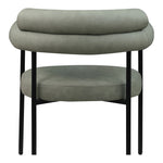 Blake Vegan Leather Upholstered Dining Chair in Green