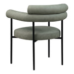 Blake Vegan Leather Upholstered Dining Chair in Green