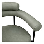Blake Vegan Leather Upholstered Dining Chair in Green