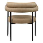 Blake Vegan Leather Upholstered Dining Chair in Tan