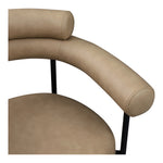 Blake Vegan Leather Upholstered Dining Chair in Tan