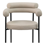 Blake Vegan Leather Upholstered Dining Chair in Taupe