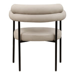 Blake Vegan Leather Upholstered Dining Chair in Taupe
