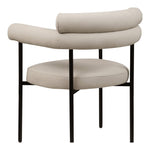 Blake Vegan Leather Upholstered Dining Chair in Taupe
