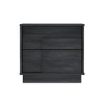 Horizon 22" Nightstand (2-Drawer) in Charcoal Gray