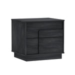 Horizon 22" Nightstand (2-Drawer) in Charcoal Gray