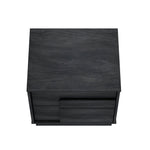 Horizon 22" Nightstand (2-Drawer) in Charcoal Gray