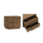 Horizon 22" Nightstand (2-Drawer) in Maple