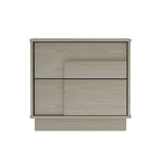 Horizon 22" Nightstand (2-Drawer) in Whitewashed Oak