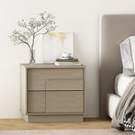 Horizon 22" Nightstand (2-Drawer) in Whitewashed Oak