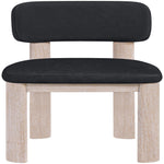 Paloma Vegan Leather Upholstered Dining Chair (88052-C) in Black