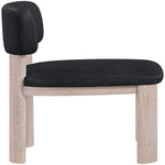 Paloma Vegan Leather Upholstered Dining Chair (88052-C) in Black