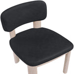 Paloma Vegan Leather Upholstered Dining Chair (88052-C) in Black