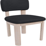 Paloma Vegan Leather Upholstered Dining Chair (88052-C) in Black