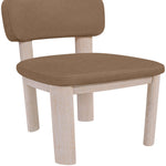 Paloma Vegan Leather Upholstered Dining Chair (88052-C) in Brown