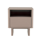 Ella 20" Nightstand (1-Drawer) in Mocha