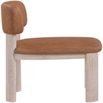 Paloma Vegan Leather Upholstered Dining Chair (88052-C) in Cognac