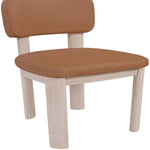 Paloma Vegan Leather Upholstered Dining Chair (88052-C) in Cognac