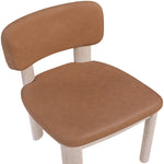 Paloma Vegan Leather Upholstered Dining Chair (88052-C) in Cognac