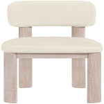 Paloma Vegan Leather Upholstered Dining Chair (88052-C) in Cream
