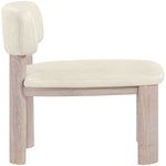 Paloma Vegan Leather Upholstered Dining Chair (88052-C) in Cream