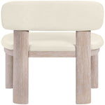 Paloma Vegan Leather Upholstered Dining Chair (88052-C) in Cream