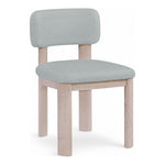 Paloma Vegan Leather Upholstered Dining Chair (88052-C) in Light Blue