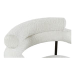 Blake Boucle Fabric Upholstered Dining Chair in Cream