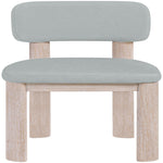 Paloma Vegan Leather Upholstered Dining Chair (88052-C) in Light Blue