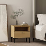 Amara 20" Nightstand (1-Drawer) in Light Oak